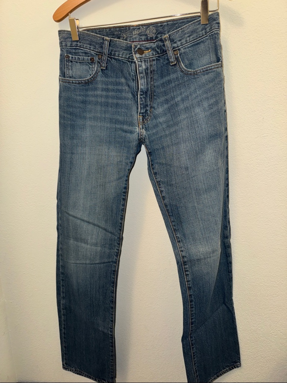 Old Navy Men's Light Blue Straight Jeans